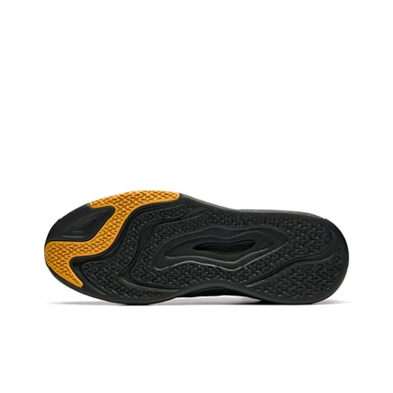 Anta Tianxing Anti Slip Wear Resistant Low Top Sports Casual Shoes Black Gray-5