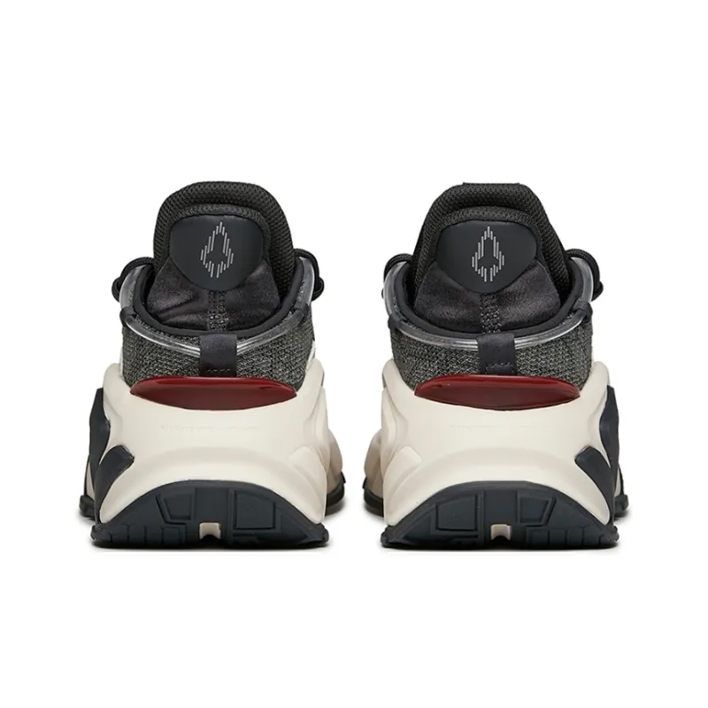 Anta AT91 Shock Absorbers With Slip Resistant And Abrasion Resistant Properties Low Top Running Shoes Black Gray-3