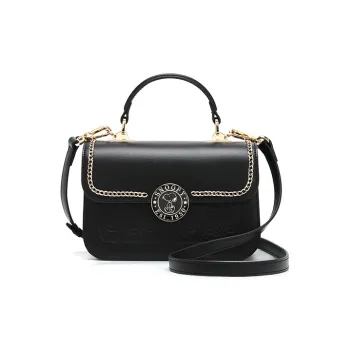 SNOOPY PU Shoulder Bag Crossbody Bag Handbag Regular Women's Black