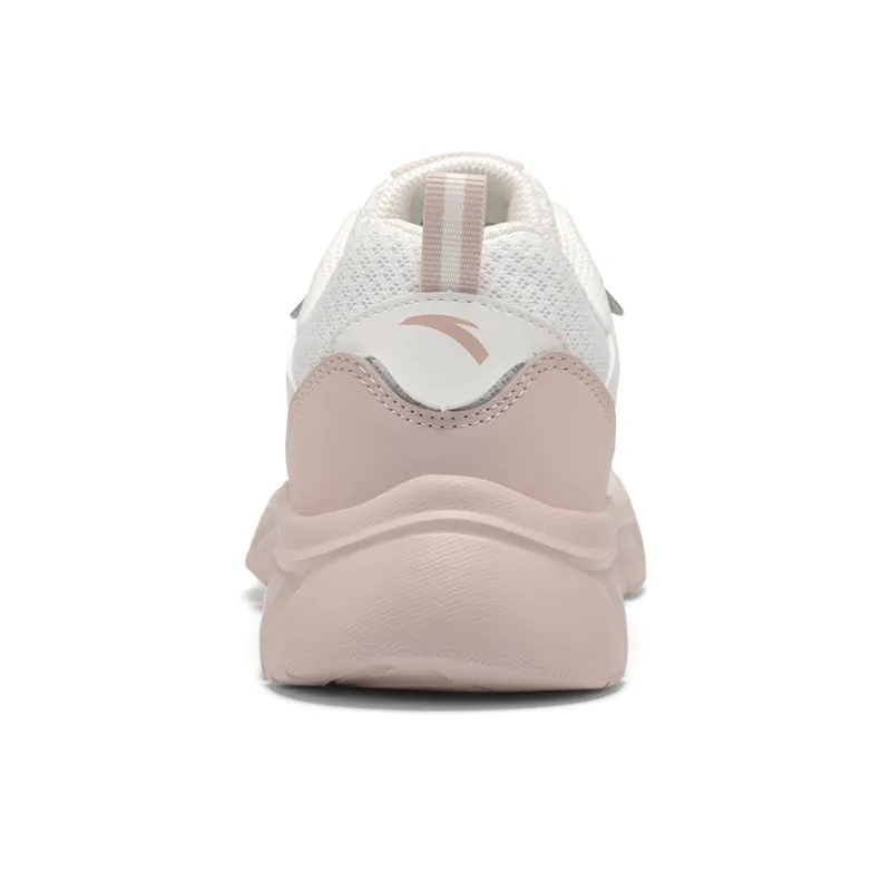 Anta Ling Yun 3 Cushioned Wear Resistant Breathable Low Top Running Shoes Women's Lotus Gray-2