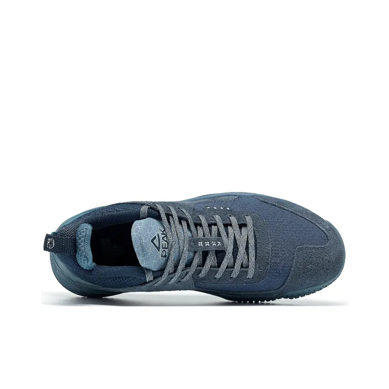 PEAK Flash 4 Abrasion Resistant Low Top Performance Basketball Shoes Men's Blue Dyed-3