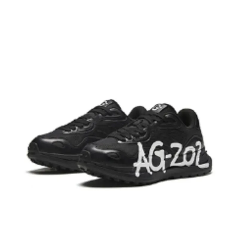 Anta Anti Slip Wear Resistant Low Top Running Shoes Men's Black-2