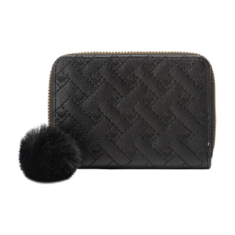 BRINCH Synthetic Leather Wallet Women's White/Black/Pink/Khaki/Brown-7
