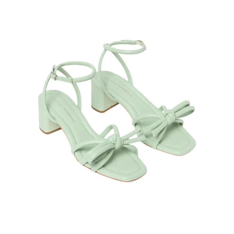 Loeffler Randall Mikel Strap Sandals 5cm Women's Green-4