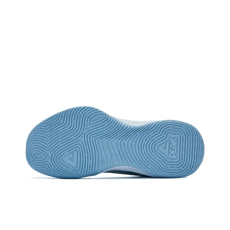 PEAK High Wind 2.0 Cushioning, Wear Resistant Low Top Performance Basketball Shoes Men's Ceramic Blue-4