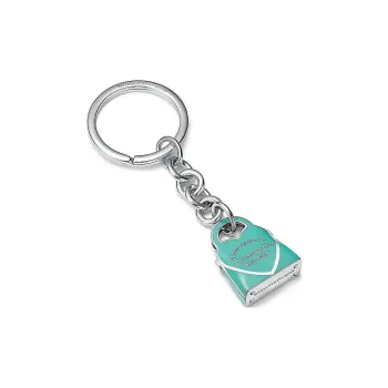 TIFFANY & CO. Sterling Silver Keychains Unisex Blue