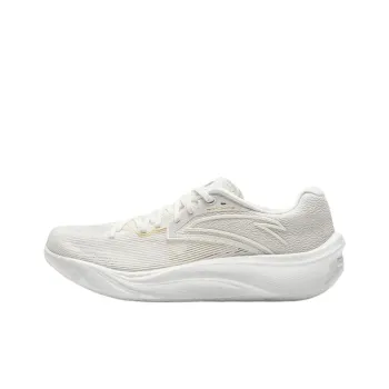 Anta Asphalt Road Fighter 2.0 Cushioned Slip Resistant Low Top Running Shoes Women's White