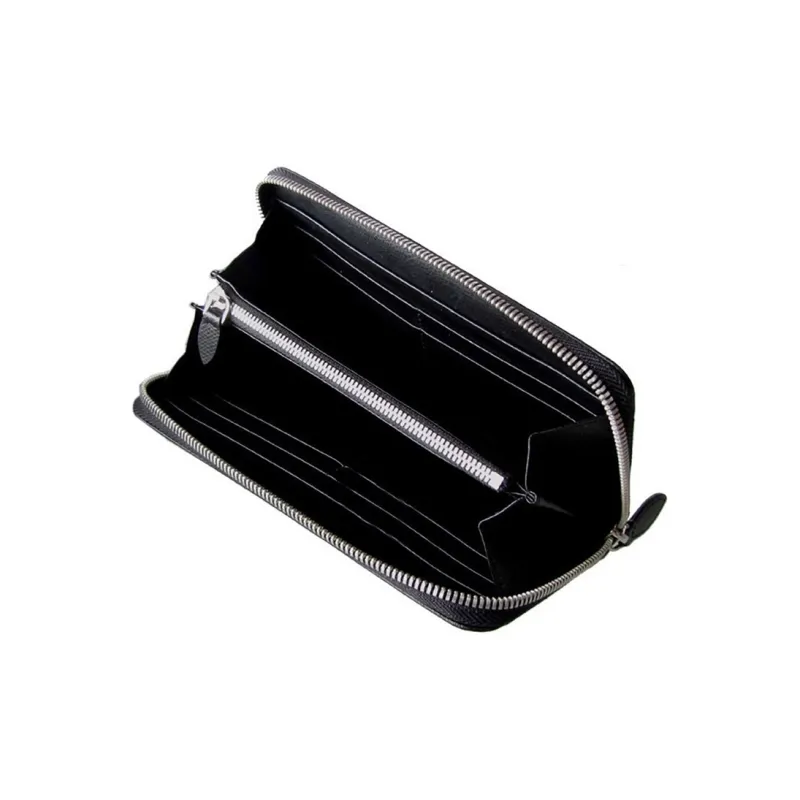 EMPORIO ARMANI Cow Leather Wallet Men's Black-3