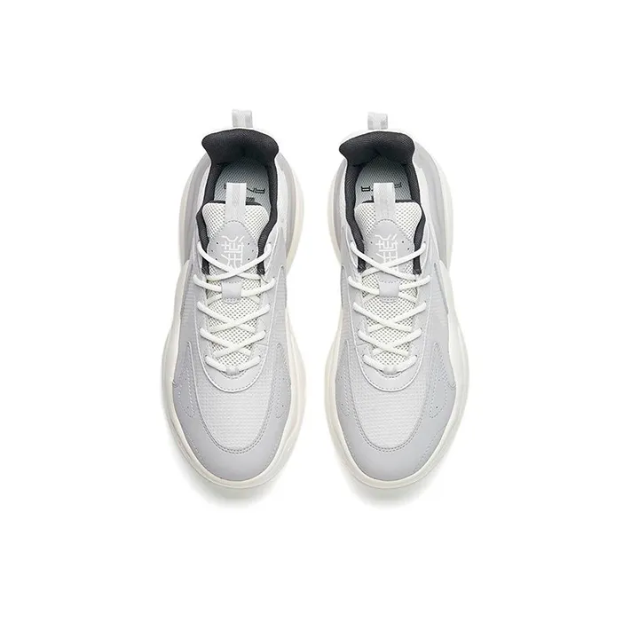 Anta Chao Worship 3.0 Low-Top Sports Casual Shoes Men's Gray White-2
