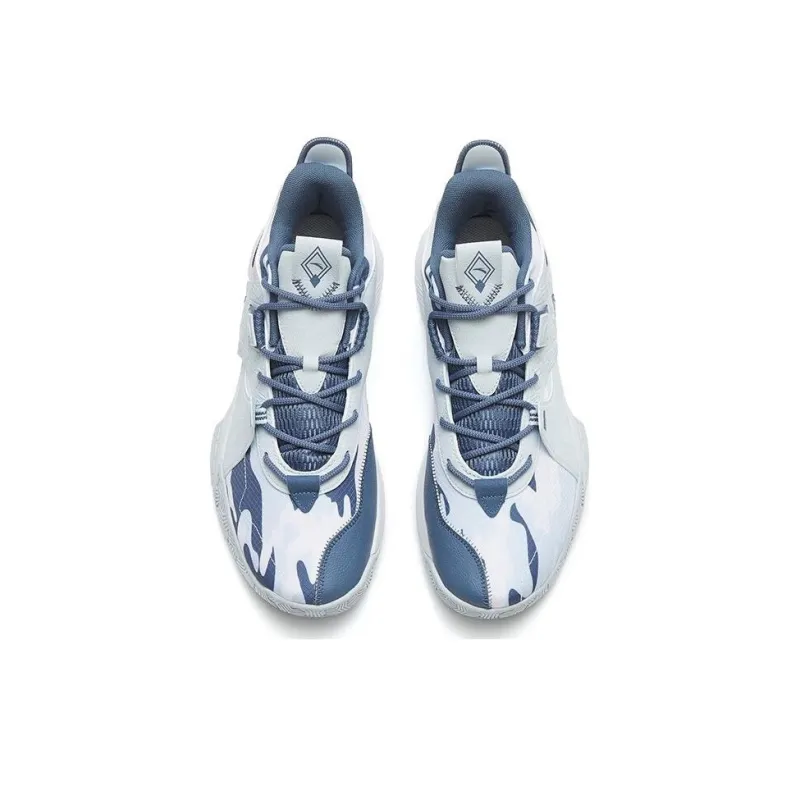 Anta Speedy 2 Generations Cushioning Wear-Resistant Mid-Top Basketball Shoes Men's Light Dusty Gray-2