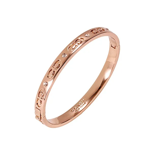 COACH Brass Bangles Women's Gold/Rose Gold-6