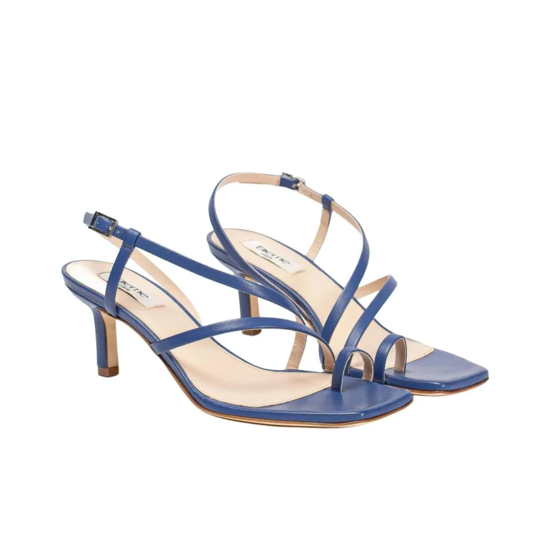 Elleme Twist One Strap Sandals 7cm Women's Blue-2