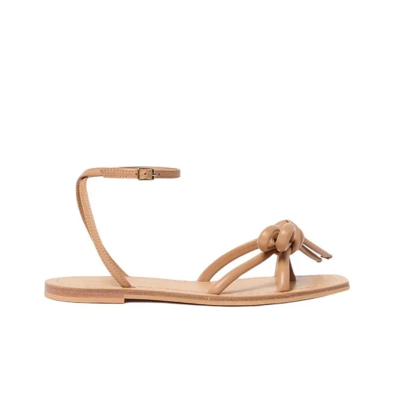 Loeffler Randall Henriette Dune Strap Sandals Women's Beige-1