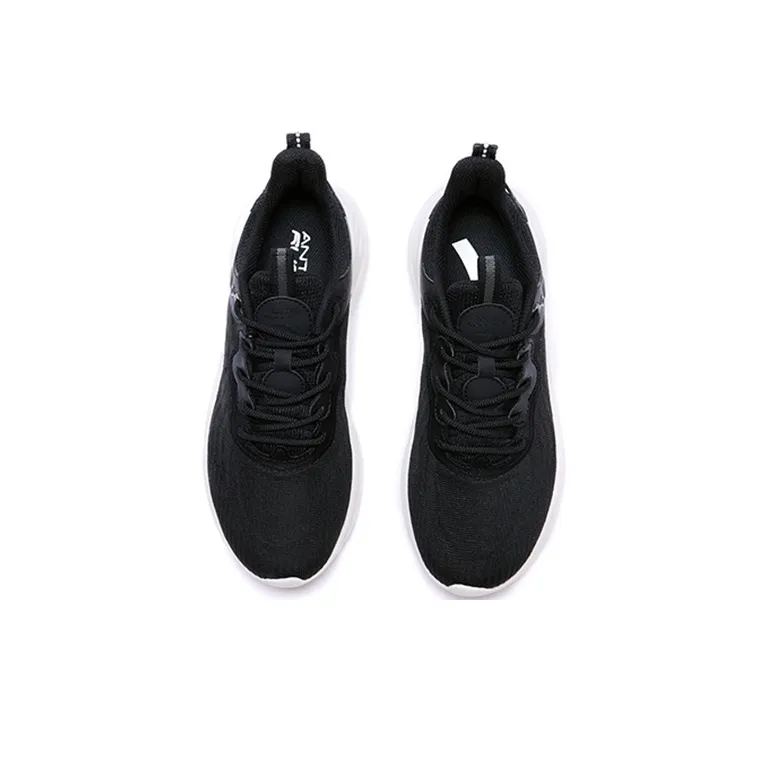 Anta Ling Yun 3 Lightweight Low Top Running Shoes Women's Black-3