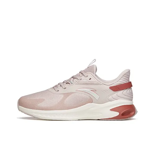 Anta Rocket 2.0 Cushioned Abrasion Resistant Slip Resistant Low Top Running Shoes Women's Lotus Gray