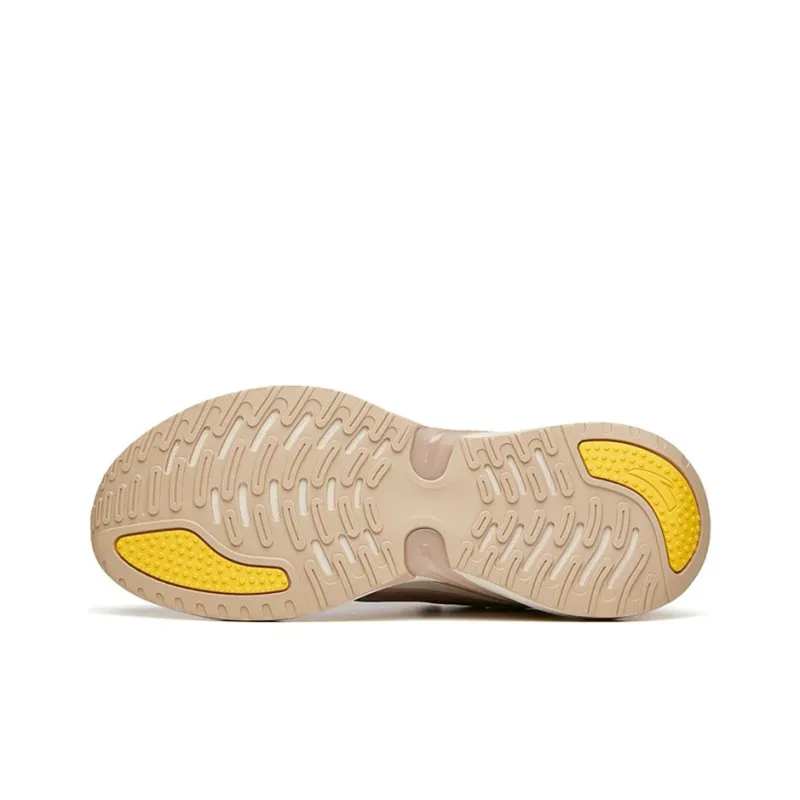 Anta C37 2.0 Anti-Slip Wear-Resistant Breathable Cushioning Coverage Low-Top Running Shoes Men's Apricot-5