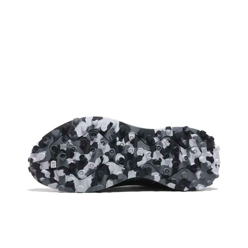 PEAK BOOM 70s Slip Resistant Low Top Running Shoes Men's Black Marble-4