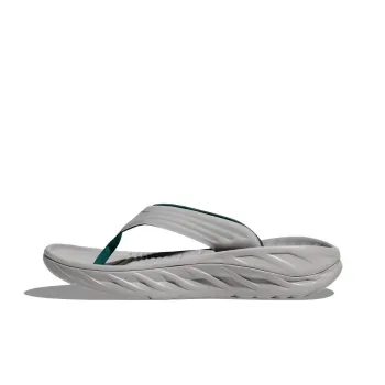 HOKA ONE ONE Ora Recovery Flip Quiet Flip Flops Men's Gray Green