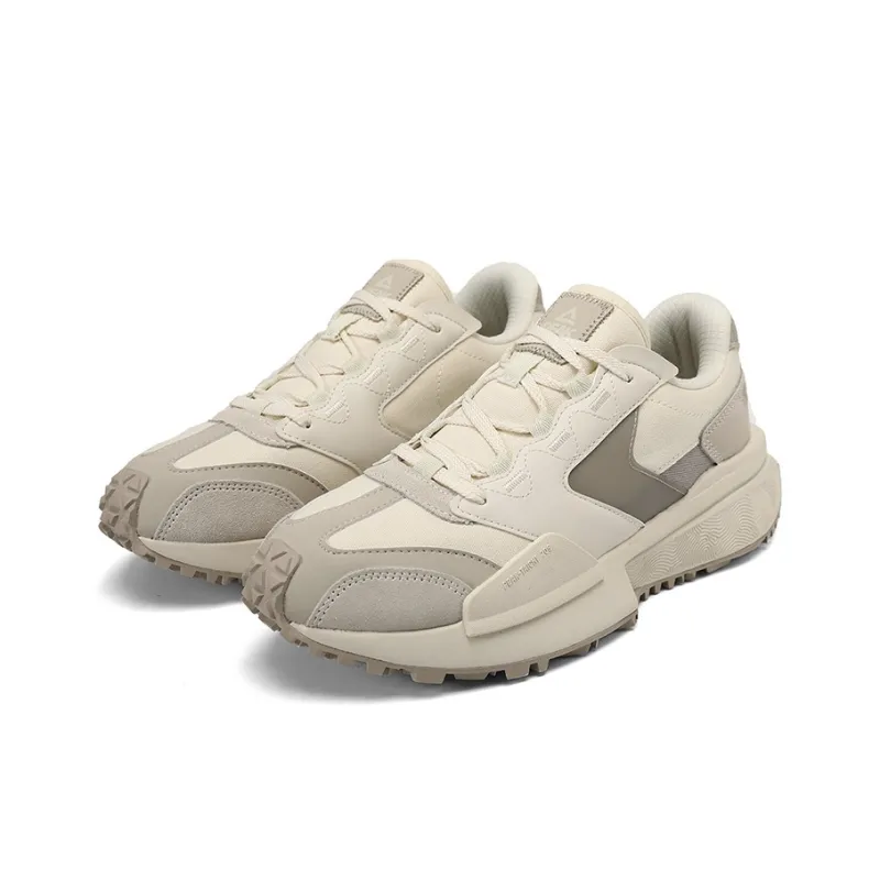 PEAK 70S Taichi Wear-Resistant Slip-Resistant Low-Top Casual Shoes Women's Ecru-3