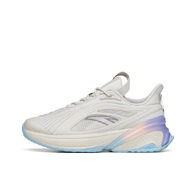 Anta C37 2.0 Slip-Resistant Low-Top Running Shoes Women's Gray Blue-0