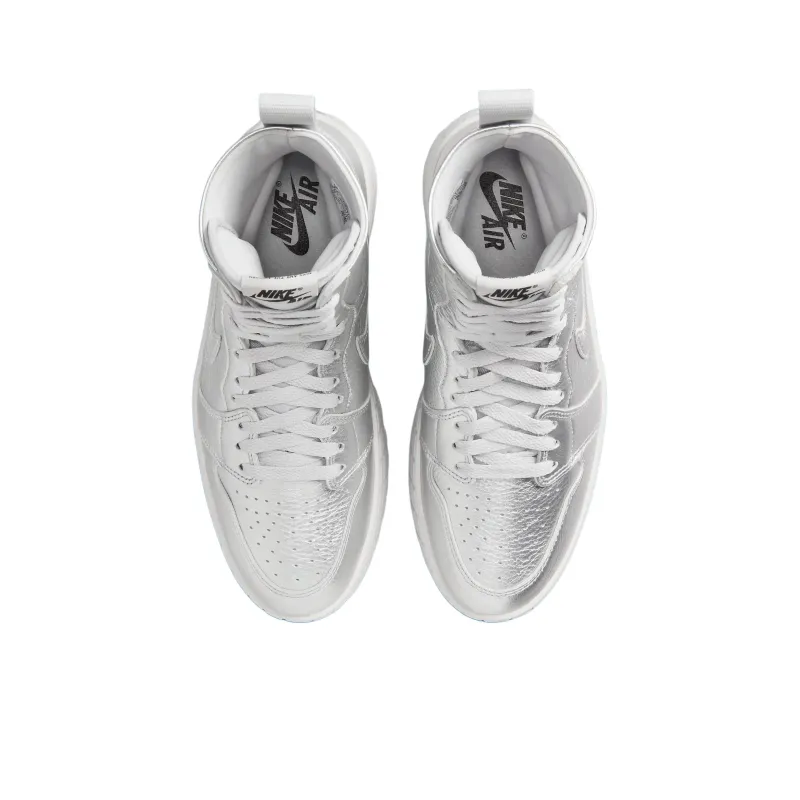 Air Jordan 1 High Brooklyn 'Metallic Silver' Women's-2