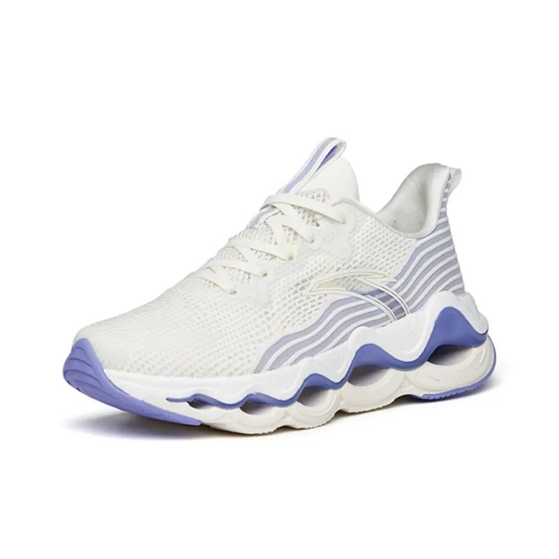 Anta Martian Foam Low-Top Running Shoes Women's White Purple-2