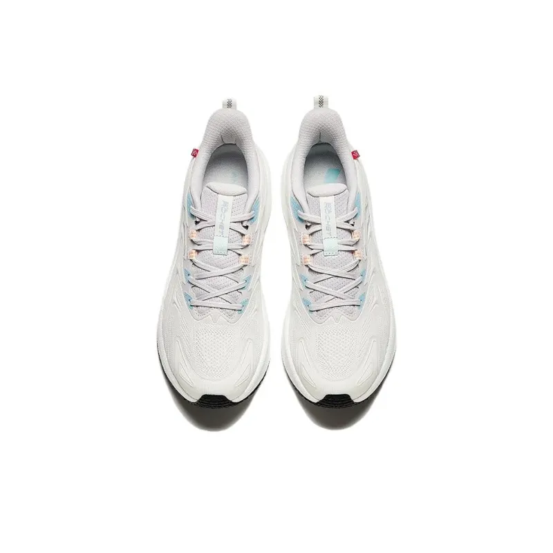 Anta Rocket 5.0 Cushioning Wear Resistant Low Top Running Shoes Women's White Gray-2