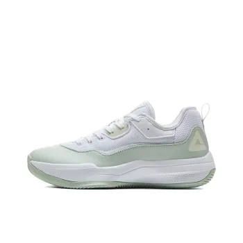 PEAK Lanying Basketball Shoes Women's Low Top Pea Green