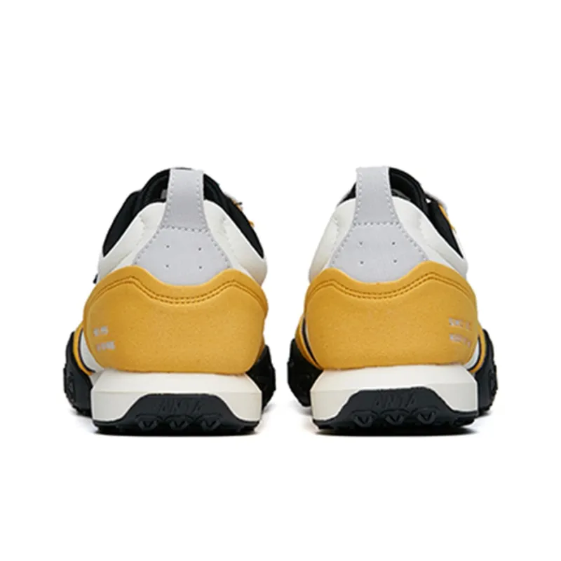 Anta HERITAGE Low-Top Sports Casual Shoes Men's White Yellow-4