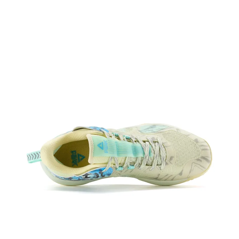 PEAK Sonic Boom 2.0 Large Sound Hi Fi Cushioning Breathable Low Top Basketball Shoes Men's Turquoise-4