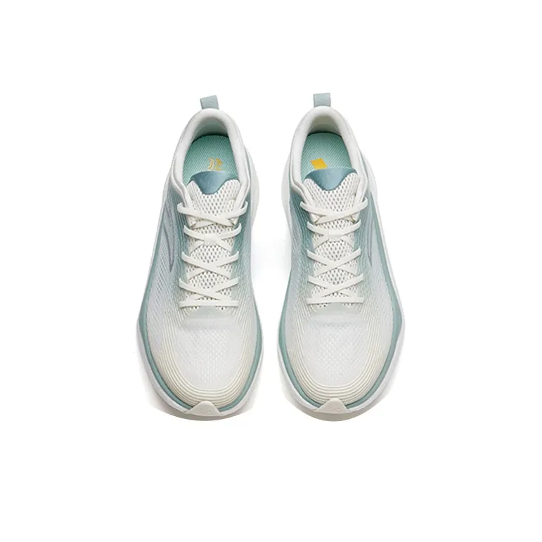 ANTA Four Generations Of Hydrogen Running Running Shoes Men Low Top Ivory White/Light Smoke Green-3