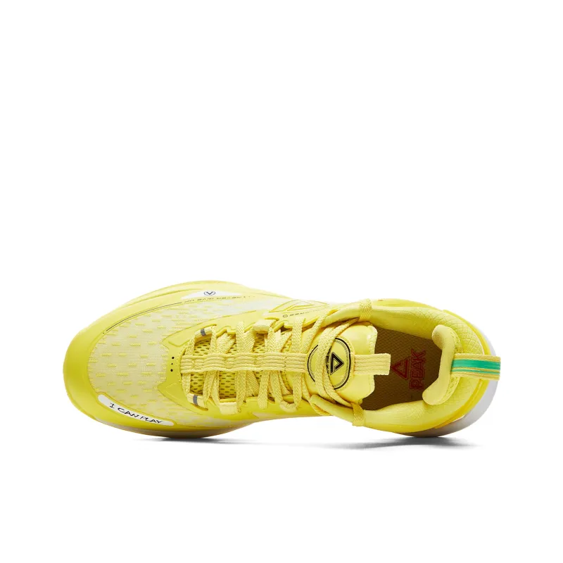 PEAK Lightning 1.0V2 Low Top Basketball Shoes Men's Energy Banana Color Scheme-3