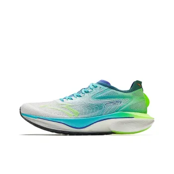 Anta Mach 4 Generation PRO Durable Breathable Lightweight Low Top Running Shoes Men's Papyrus White