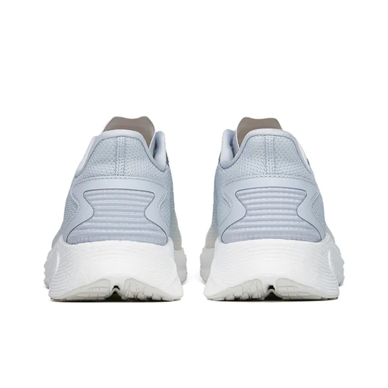 ANTA MACH 2.0 Running Shoes Women's Low Top Ivory White/Ice Pink/Fluorescent Glow In The Dark Green-3