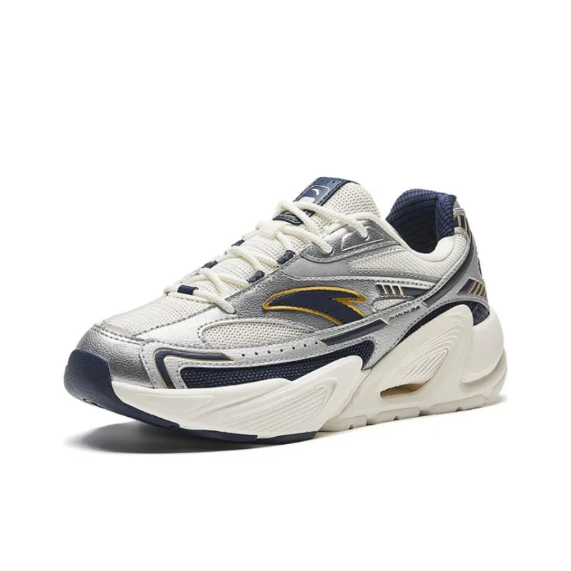 Anta Millennium 6 Breathable Lightweight Low Top Casual Shoes Women's Gray White-1