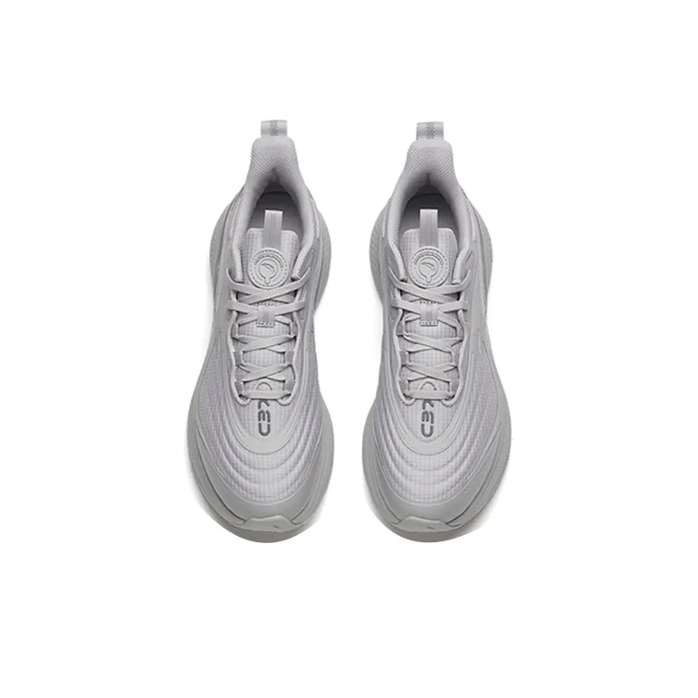 Anta C37 2.0 Cushioned Abrasion Resistant Slip Resistant Low Top Running Shoes Men's Cloud Gray-3