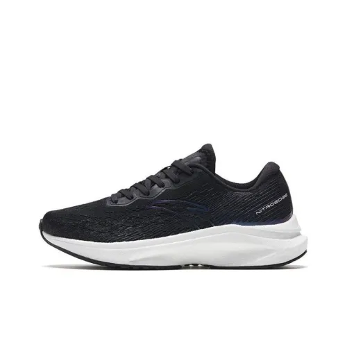 Anta Champion Running Shoes Lite Anti Slip And Wear Resistant Breathable Low Top Running Shoes Women's Black White