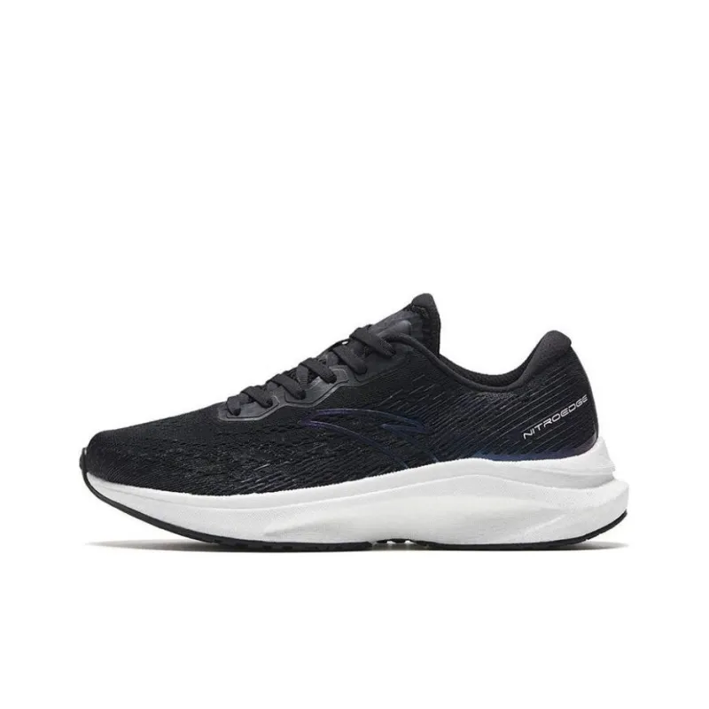 Anta Champion Running Shoes Lite Anti Slip And Wear Resistant Breathable Low Top Running Shoes Women's Black White-0
