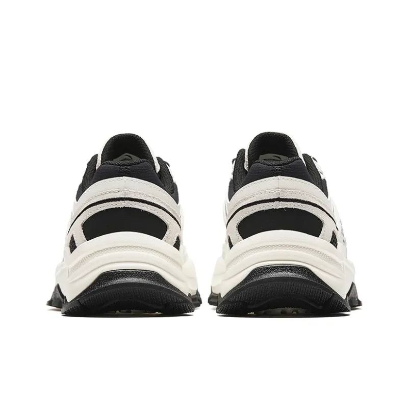 Anta Hot Wear Resistant Low Top Casual Shoes Women's Beige Black-3