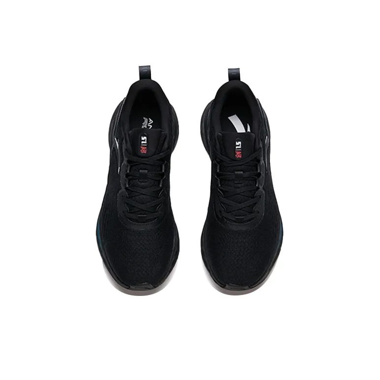 Anta Tron 1.5 Shock Absorbers With Slip Resistant And Abrasion Resistant Properties Low Top Running Shoes Men's Black-3