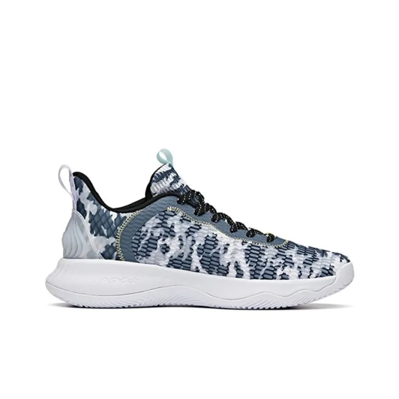 Anta Light Cavalry 6 Cushioning Anti-Slip And Wear-Resistant Low-Top Basketball Shoes White Gray-1