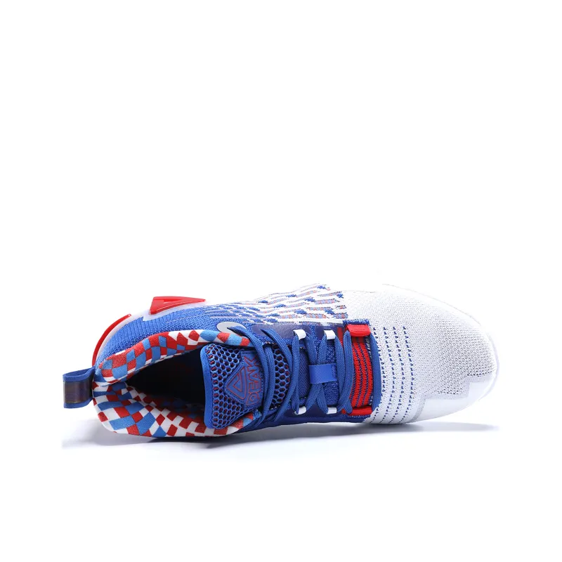 PEAK Taichi Speed Eagle Wear-Resistant Slip-Resistant Low-Top Performance Basketball Shoes Men's Multicolor-4