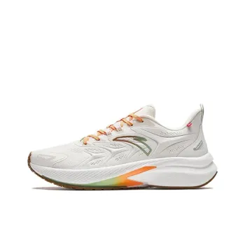 Anta Rocket 5.0 Anti-Slip Wear-Resistant Low-Top Running Shoes Men's White