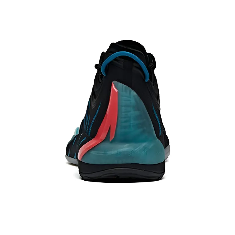 Anta GH1 Low Hayward Abrasion Resistant Breathable Low Top Basketball Shoes Men's Black Blue-3