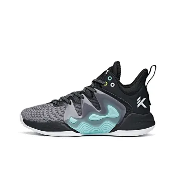 Anta Mountain 1 Wear Resistant Slip Resistant Low Top Performance Basketball Shoes Men's Black Gray