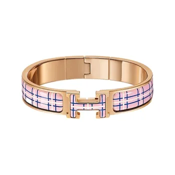 HERMES Gold Plated Bangles Women's