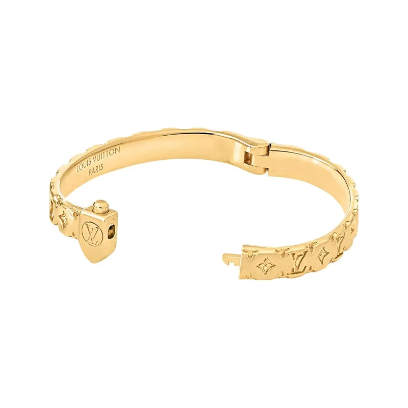 LOUIS VUITTON Metal Bangles Women's Gold-2