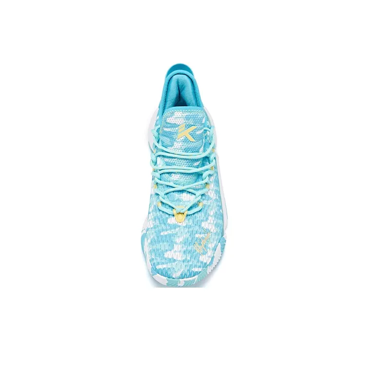 Anta Light Cavalry 5 Cushioning Anti-Slip And Wear-Resistant Low-Top Basketball Shoes Blue-1