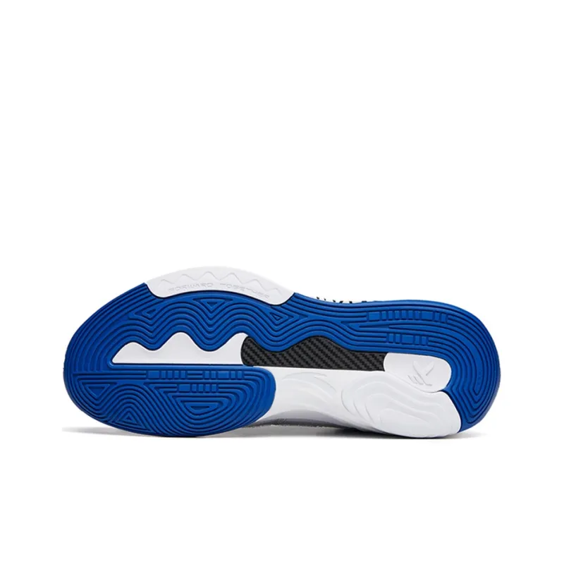 Anta KT6 KT Cushioning Anti-Slip And Wear-Resistant High-Top Basketball Shoes White Blue Red Claw Box-4