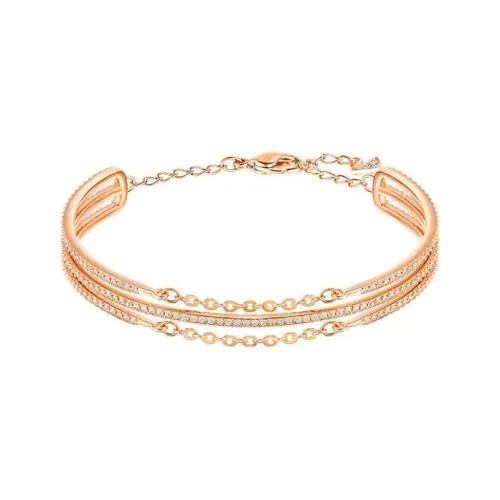 Swarovski Bangles Women's Rose Gold